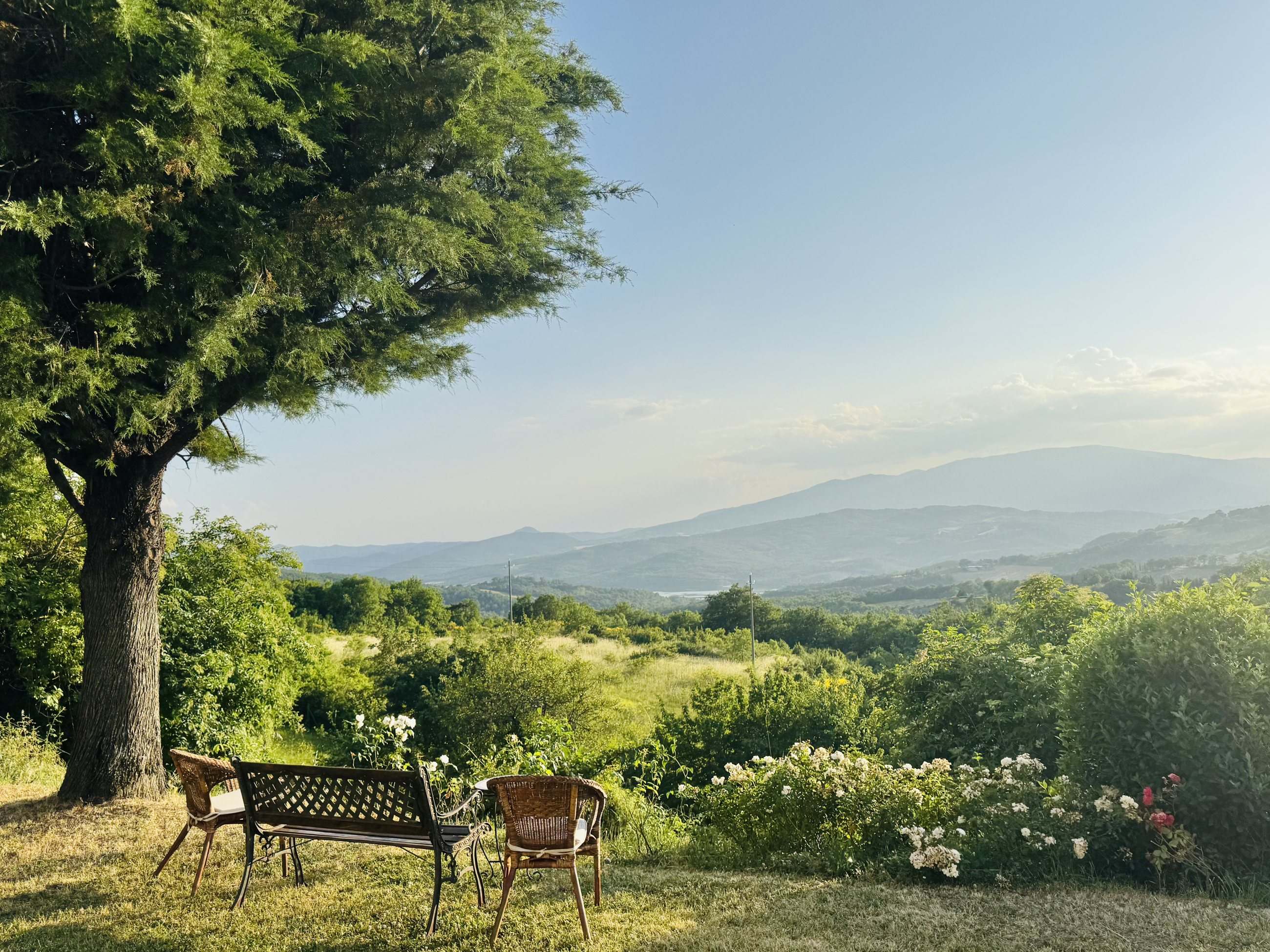 Abendblick über die Valtiberina